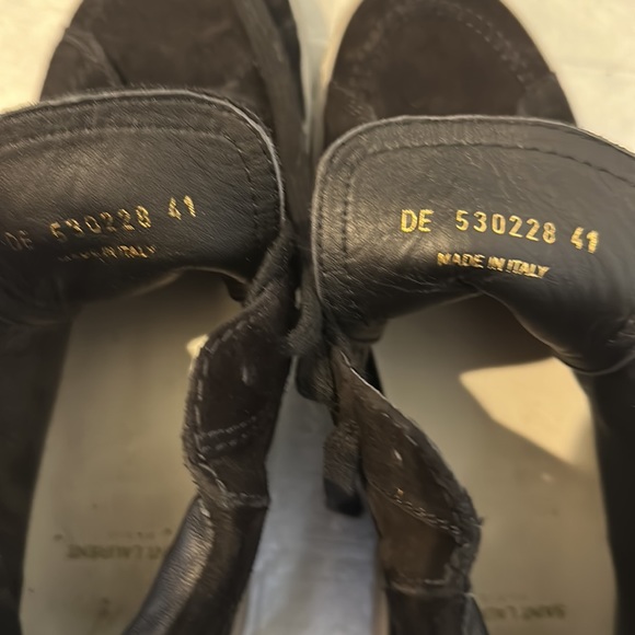 Saint Laurent mid top sneaker, black calf suede, size 41 - Picture 7 of 7